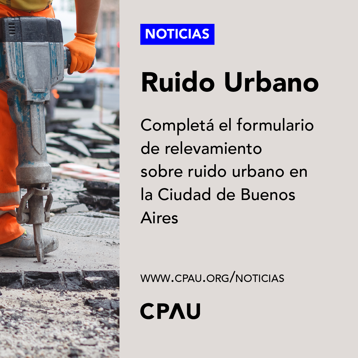 Ruido urbano en CABA
