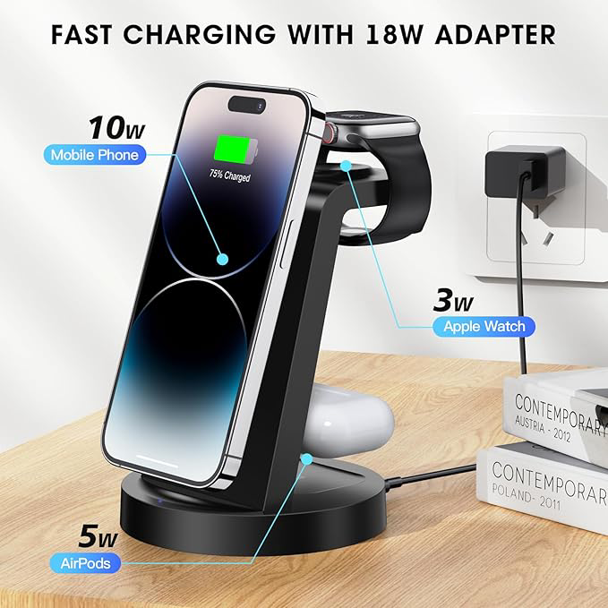 3 in 1 Charging Station for iPhone