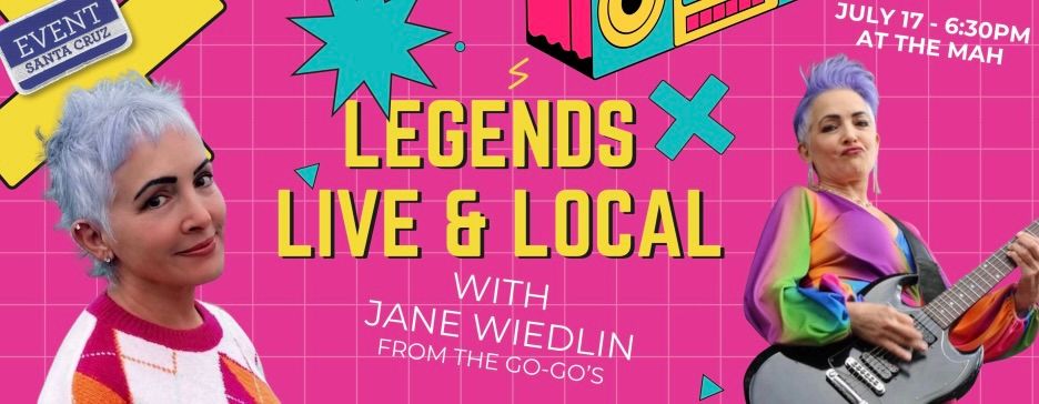 Go-Go’s Jane Wiedlin to headline new “Legends Live & Local” event at MAH