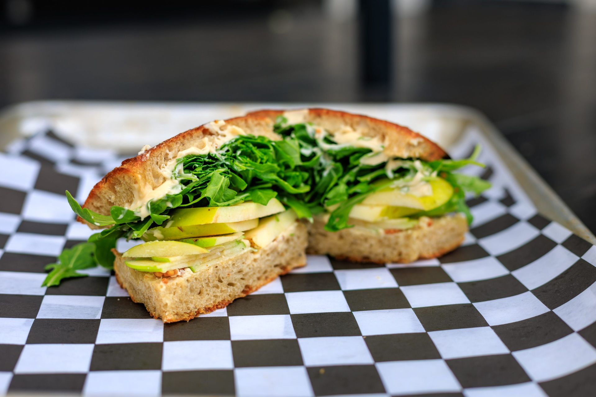 Eaters Digest: Brie and apple sandwich on focaccia at Pretty Good Advice