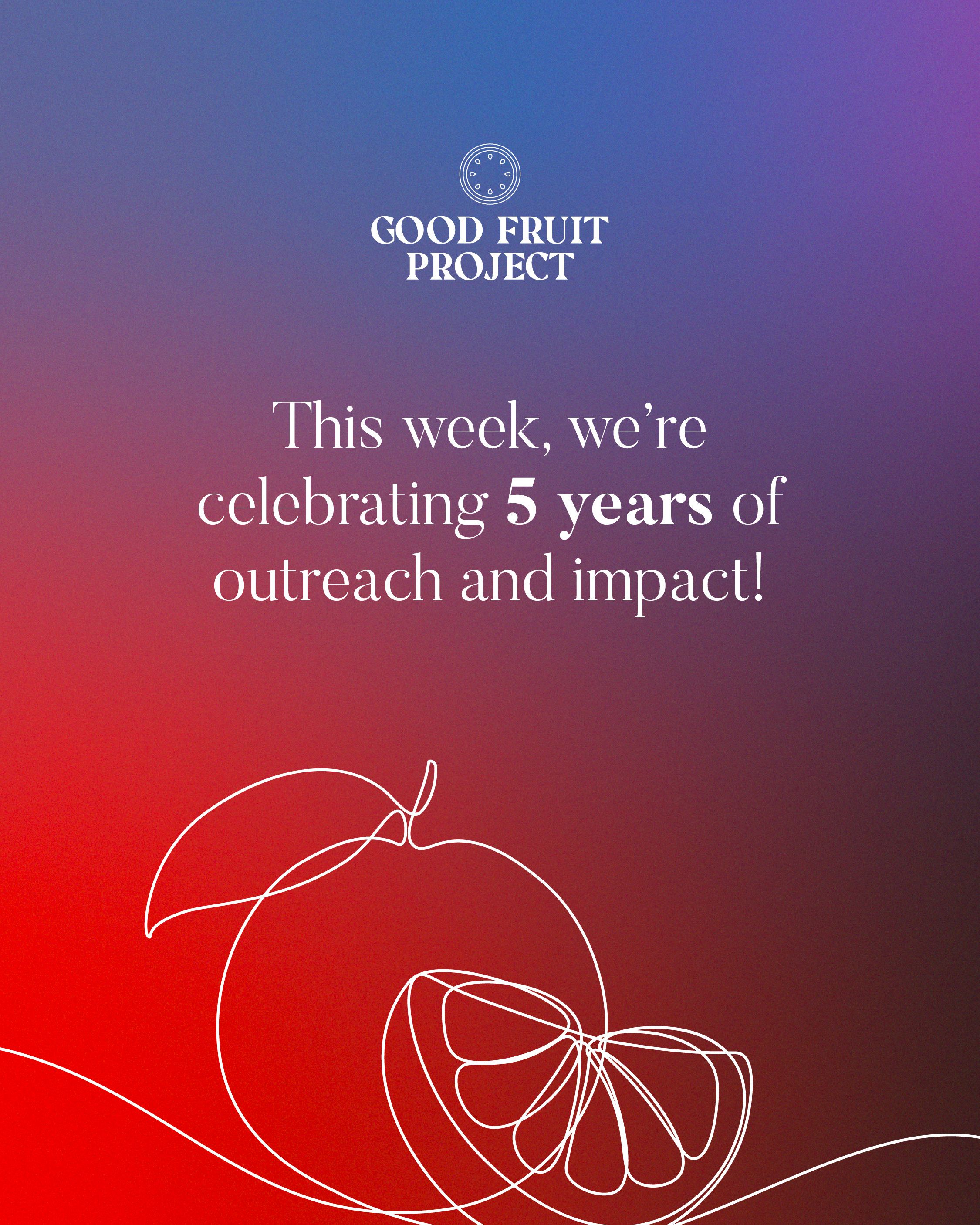 A series of 2 graphics in the style of the resource celebrating 5 years, and highlighting the guide.