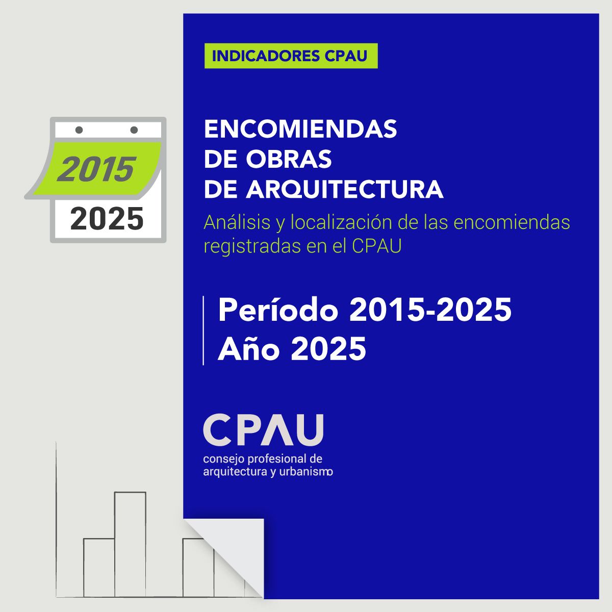 Encomiendas de Obras de Arquitectura: análisis de la década 2015-2025