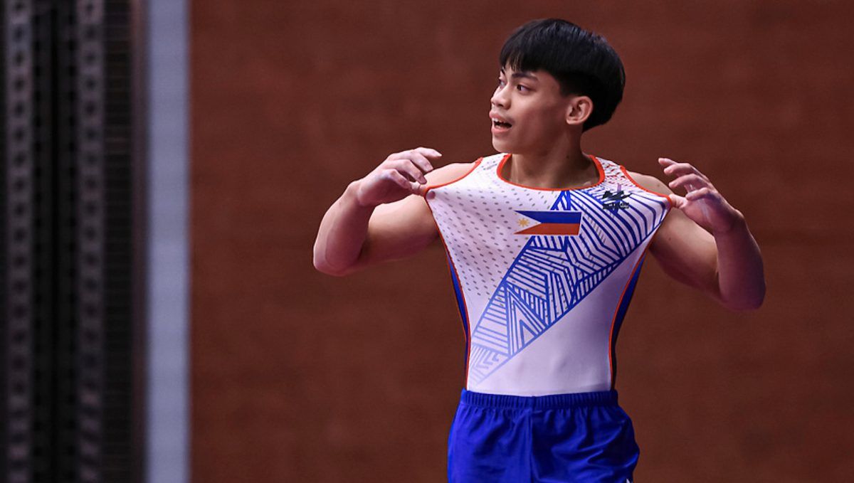 Eldrew Yulo earns first senior medal with floor exercise gold in Turkey