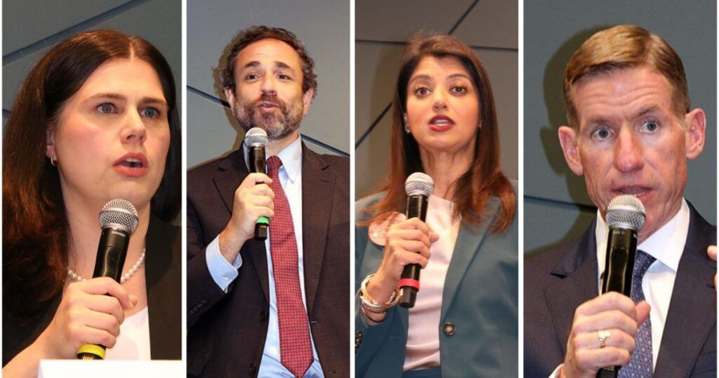 Die demokratischen Kandidaten für das Amt des Generalstaatsanwalts von ...