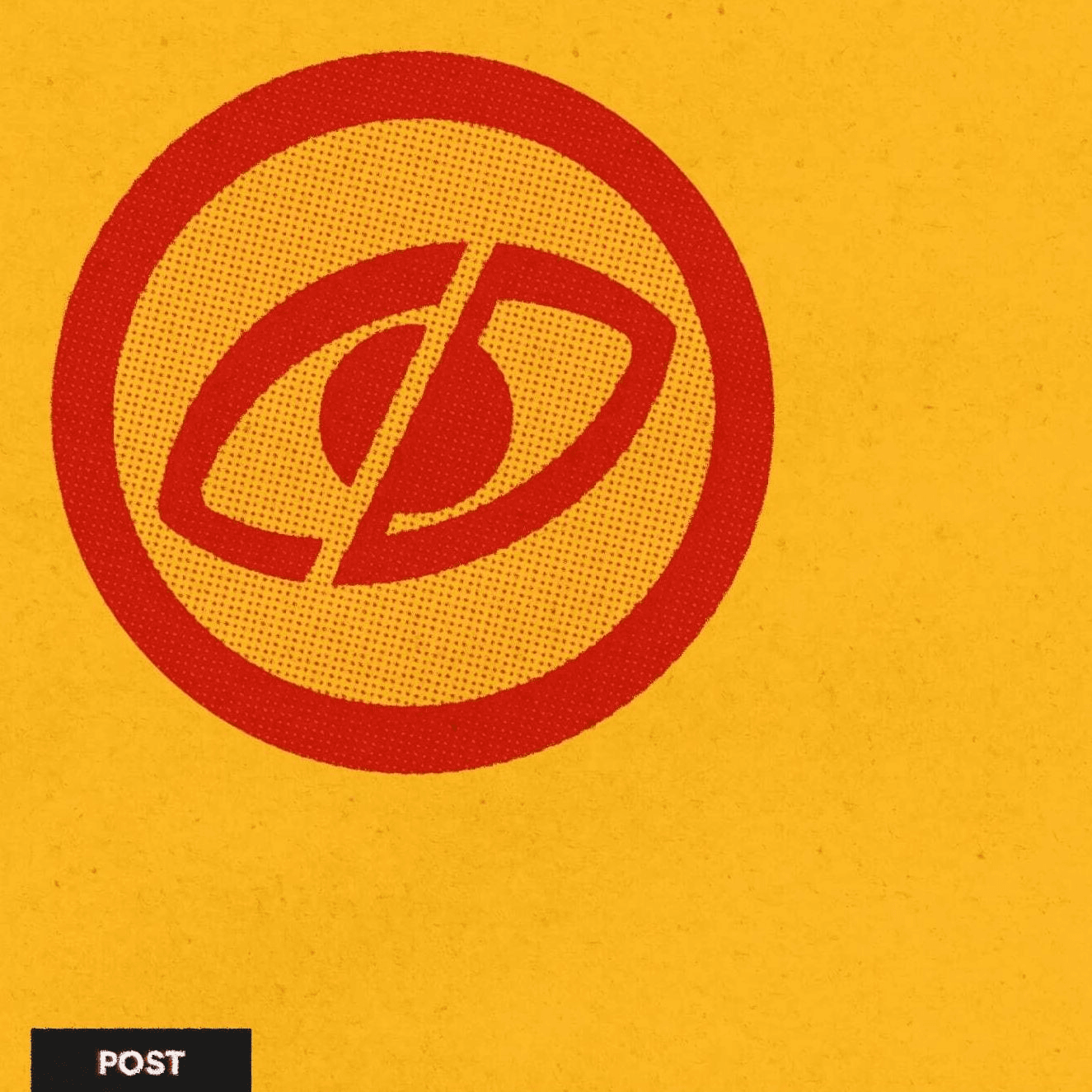 Event graphic for HMT 120: Audio Description — An Introduction, 25 July 2026 at His Majesty's Theatre, featuring the His Majesty's Theatre logo — a stylised eye within a circle — in red on a gold halftone background.